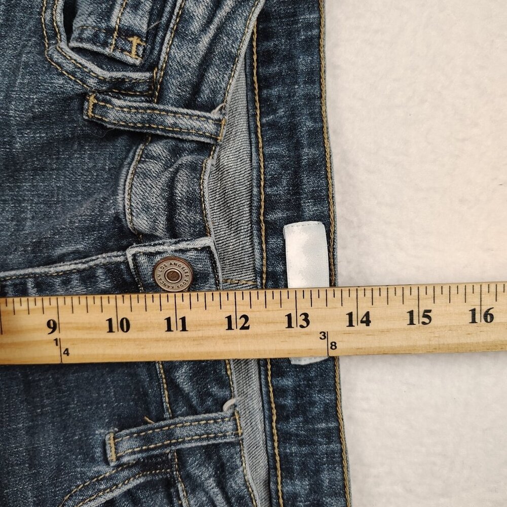 KanCan Flared Jeans Bailey High Rise Distressed Raw Hem Sz 15/31 - Picture 14 of 14